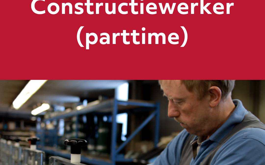 Vacature Constructiemedewerker (parttime)